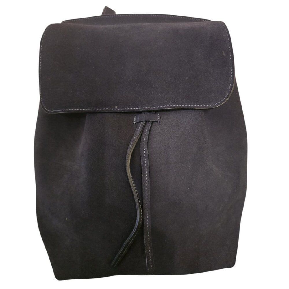 Mansur Gavriel Suede Backpack Black